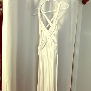 Motherhood Maternity White Maxi Dress